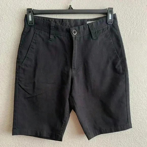 Volcom Vmonty Chino Black Shorts 29 - Picture 3 of 10